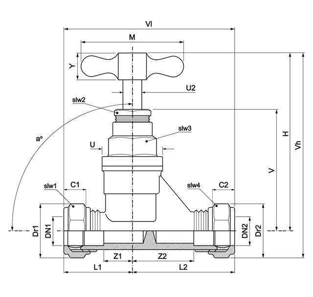 Pegler Prestex stop valve