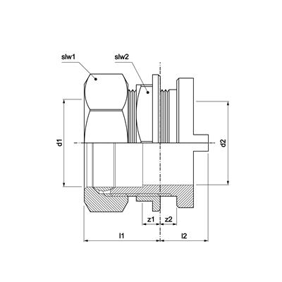 Technical drawing for Kuterlite Pro Tank Connector