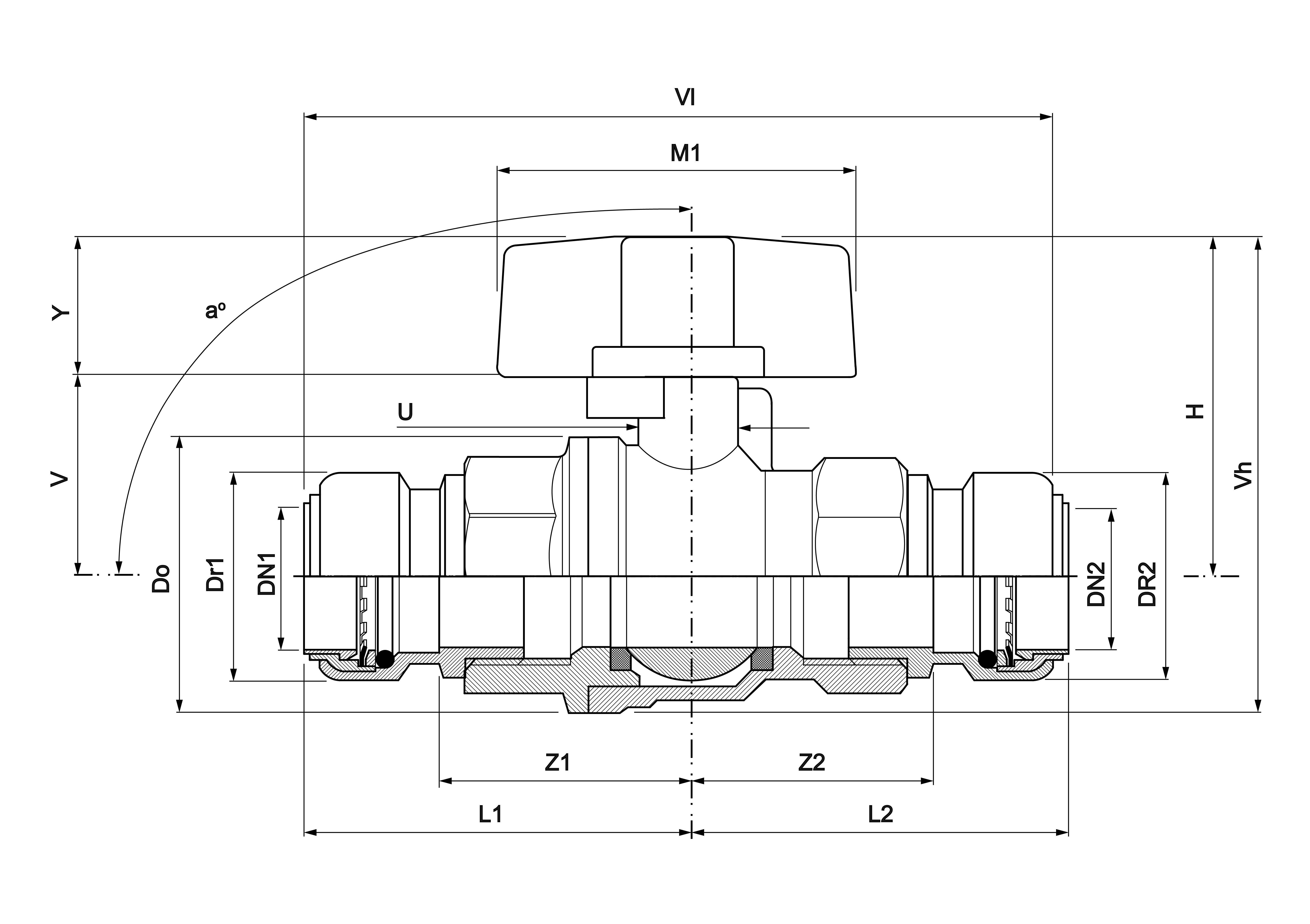 VSH Tectite Ball Valve (T Handle)