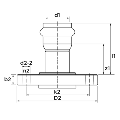 Technical drawing for VSH SmartPress van stone class 150 FPM (1 x press)