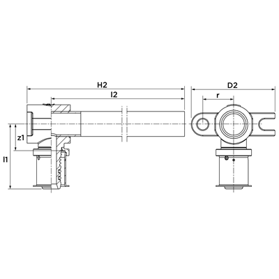 Technical drawing for VSH MultiPress vloerplaat (press x insteek)