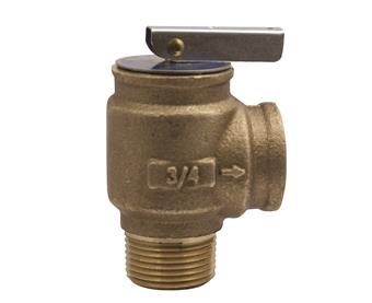 Product Image for Apollo ASME Hot Water Bronze Safety Relief Valves with Polished Chrome Finish (MNPT x FNPT)