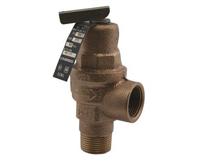 Product Image for Apollo Bronze Safety Relief Valve, 3/4" (MNPT x FNPT)