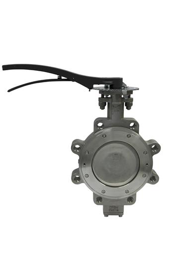 Product Image for Apollo Class 600 Stainless Steel Butterfly Valve with Stainless Steel Disc, 17-4 PH SS Stem & Pin, TFM/INCONEL Seat, Standard Service, Bare Stem (2 x Lug Type)