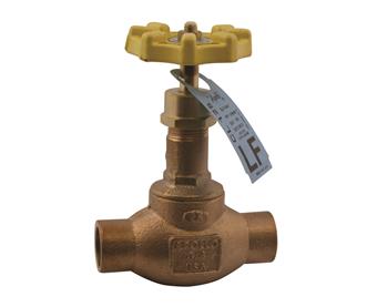 Product Image for Apollo Class 125 Lead Free Bronze Globe Valve (2 x Solder)