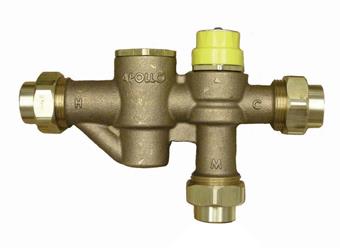 Product Image for Apollo Bronze Emergency Eyewash Mixing Valve (3 x FNPT)