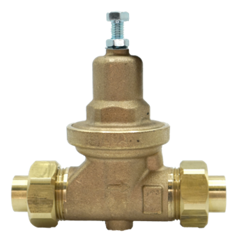 Product Image for Apollo Water Pressure Reducing Valves with Gauge - Direct Acting (2 x Union FNPT)