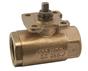 Thumbnail for Apollo Actuator Ready 2 Piece Bronze Ball Valve with UHMWPE Trim (Non-PTFE) (2 x FNPT)
