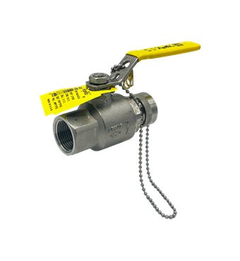 Product Image for Apollo 2 Piece Full Port Stainless Steel Ball Valve - Hose Cap