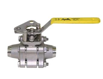 Product Image for Apollo Stainless Steel 3 Piece Full Port Ball Valve with Standard Configuration 3/4" (2 x Sch. 10 Butt-Weld)