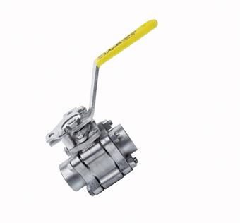 Product Image for Apollo Stainless Steel, Alloy 20, 3 Piece Full Port Ball Valve with Positive Material Identification, Hydrostatic Tested with Certification & MTR 1/2" (2 x Socket Weld)