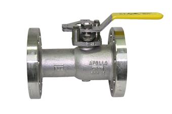 Product Image for Apollo Stainless Steel Standard Port Ball Valve with Graphite Packing, Spiral Wound Graphite Body Seal, RPTFE Bearing, UL & CSA Listed with Markings 2" (2 x Flange)