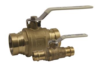 Product Image for Apollo International Lead Free Brass 2 Piece Ball Valve with Standard Configuration 3/4" (2 x Press)