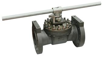 Product Image for Apollo Carbon Steel Class 300 Standard Port Top Entry Ball Valve with 316L SS Trim, Multi-Seal TFM Seats, Graphite Packing, Spiral Wound Graphite Gasket, Live Loaded (Lever Operated) (2 x Flange)