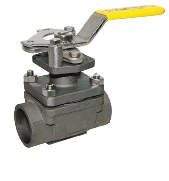 Product Image for Apollo Stainless Steel Class 300 Standard Port Top Entry Ball Valve with 316L SS Trim, Multi-Seal TFM Seats, SS Wheel Handle, Graphite Packing, Spiral Wound Graphite Gasket, Live Loaded (Lever Operated) 1" (2 x Socket Weld)