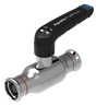 Thumbnail for Apollo FullFlow Carbon ball valve L-handle (2 x press)