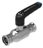 Thumbnail for Apollo FullFlow Stainless ball valve L-handle (2 x press)