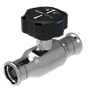 Thumbnail for Apollo FullFlow Stainless ball valve gear-handle (2 x press)