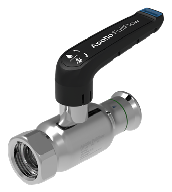 Product Image for Apollo FullFlow Edelstahl Kugelhahn i/i 42xG1 1/2" (DN40) L-Griff
