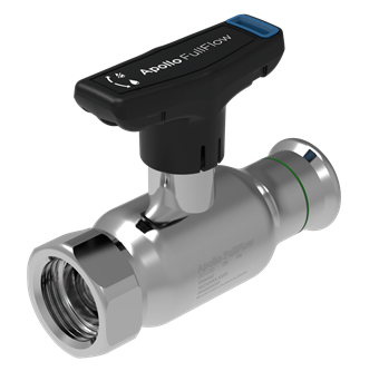 Product Image for Apollo FullFlow RVS kogelafsluiter T-hendel (press x draad)