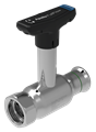 Thumbnail for Apollo FullFlow Stainless ball valve with extended stem T-handle (press x thread)