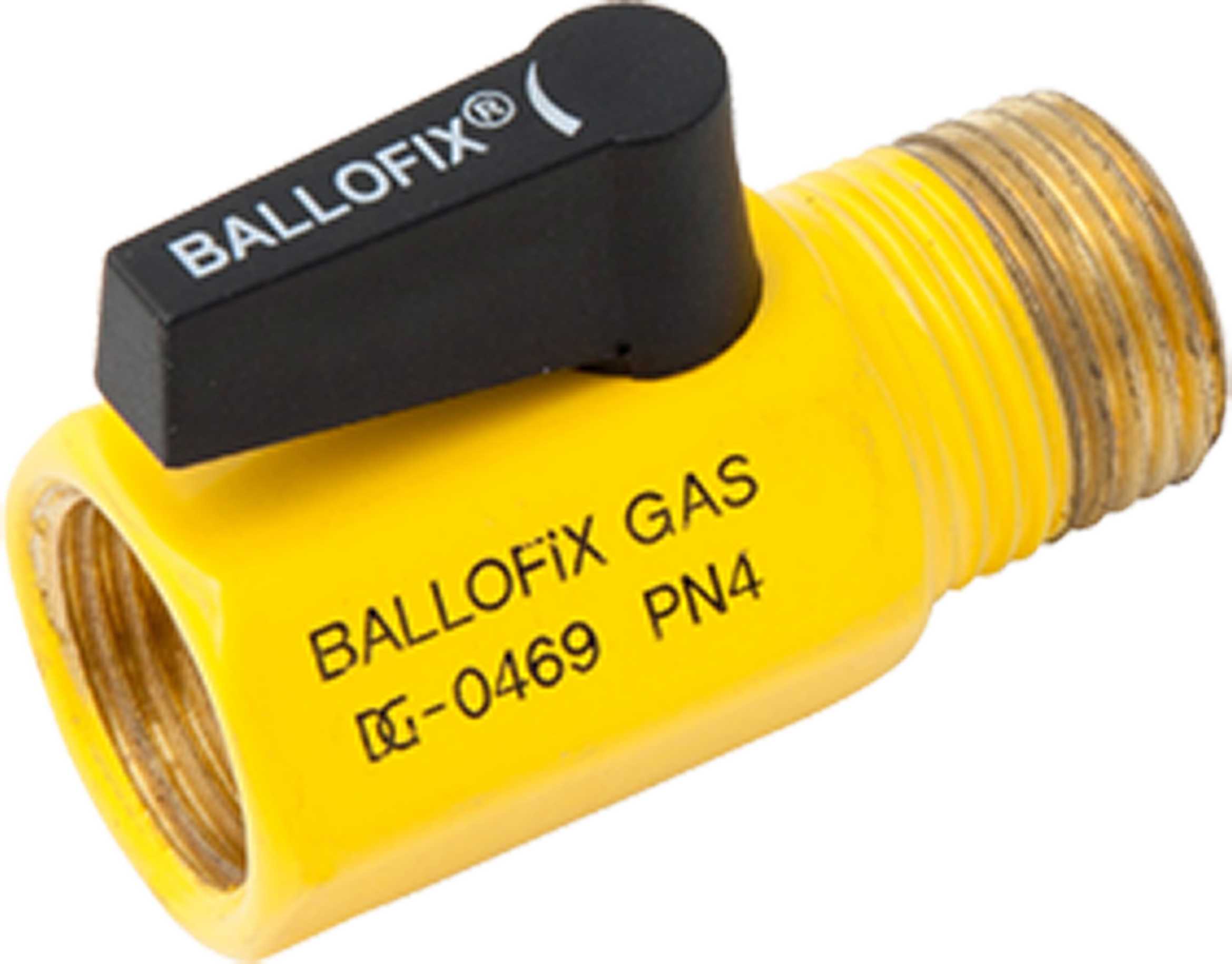 Preview image for Broen Ballofix Gas minikogelkraan (binnendraad x buitendraad)