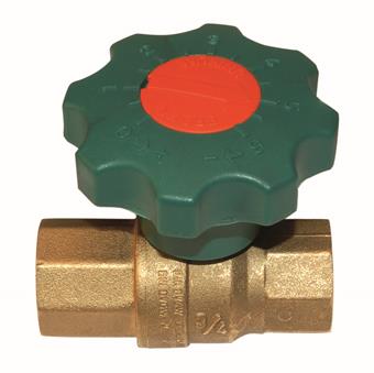 Product Image for Broen Unikum ball valve with gear handle FF Rp3/4" (DN20)