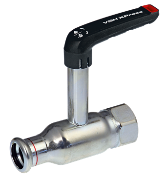 Product Image for VSH XPress FullFlow Carbon ball valve extended stem FF 42xG1 1/2" (DN40)