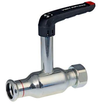 Product Image for VSH XPress FullFlow Carbon ball valve extended stem with union FF 42xG1 3/4" (DN40)