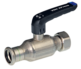 Product Image for VSH XPress FullFlow Stainless ball valve (press x union)