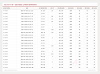 image for BSA-10-1/2 Dimension Table