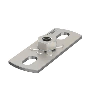 Product Image for Backplate G1/2-M10 StSt