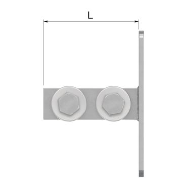 Product Image for KF rail support flange