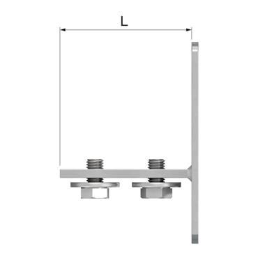 Product Image for KF rail support flange