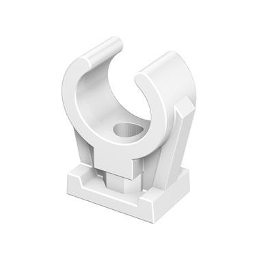 Product Image for FastFix KS clip 28 plastic white