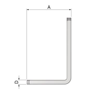 Product Image for RH rail angle