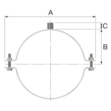Product Image for FastFix RSF clip G 1/2"-M10 x 62-68