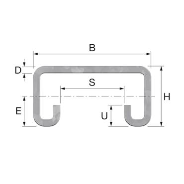 Product Image for STRUT rail HDG