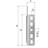 Navigation item for FastFix corner bracket VH 210x165x4