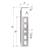 Navigation item for FastFix corner bracket VH 210x165x4