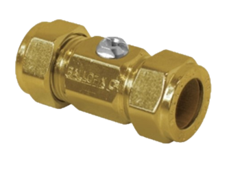 Product Image for Pegler minibore screwdriver isolating valve compression