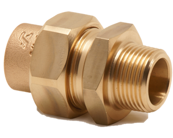 Product Image for Yorkshire striaght male union connector degreased