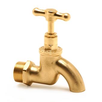Product Image for Light Pattern Brass Bibtap