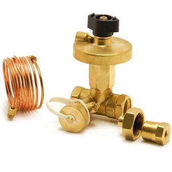 Product Image for Pegler Proflow delta with drain (20-40 kPa) FF Rp1/2" (DN15)