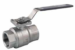 Product Image for Pegler 2-piece ball valve Stainless Steel WITH DIN-plate (2 x BSPT)