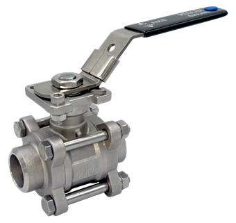 Product Image for Pegler 3-piece ball valve Stainless Steel FF 2xBW DN50