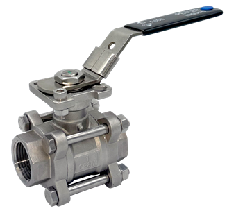 Product Image for Pegler 3-piece ball valve Stainless Steel (2 x Buttweld Sch10)