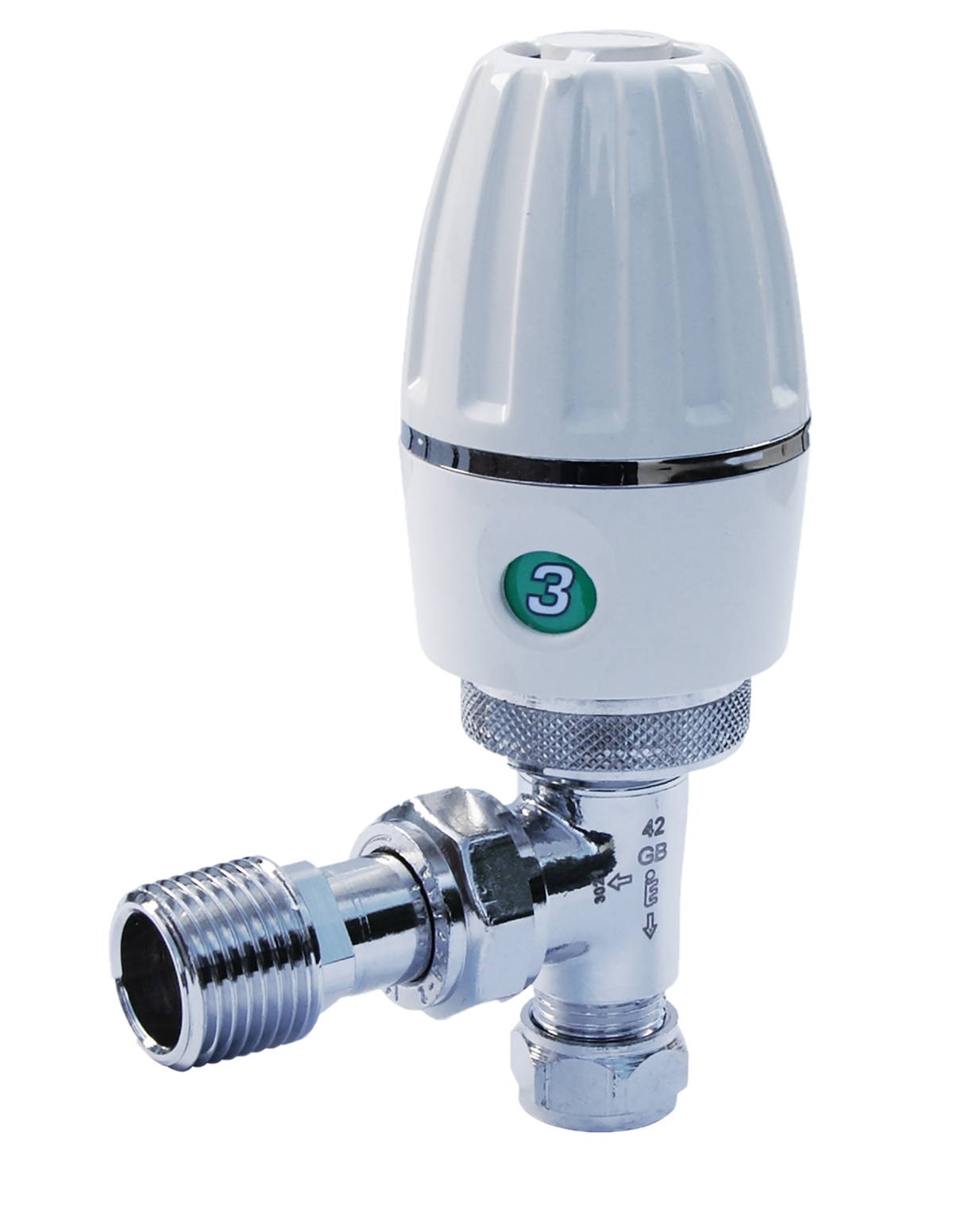 angle pattern thermostatic radiator valve