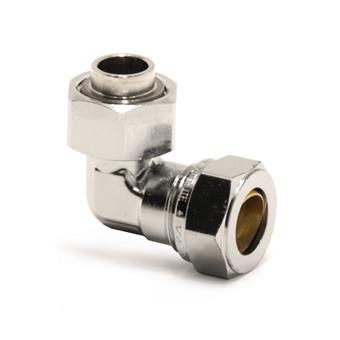 Product Image for Kuterlite Bent Tap Connector Chrome Plated