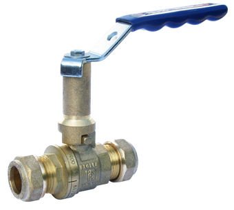 Product Image for Pegler Ball Valve With Extended Stem (2 X Compression)